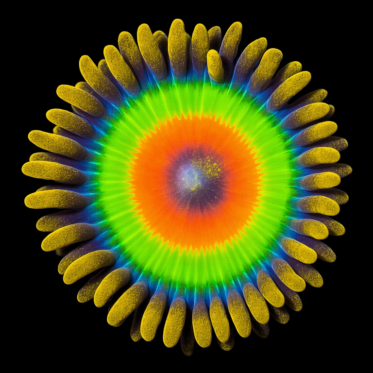 Rasta Zoanthid (Zoanthus sp.)